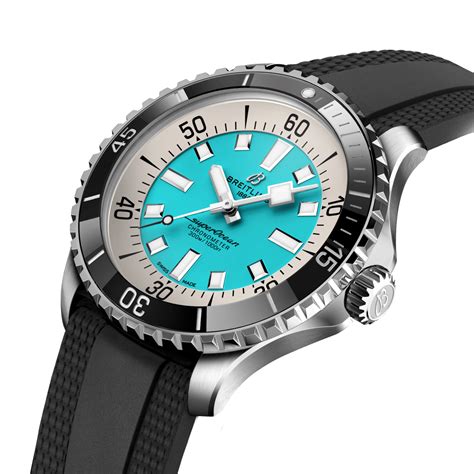 breitling superocean 44 turquoise